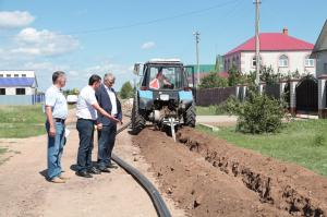 Генеральный директор газовых компаний Саратовской области проинспектировал ход догазификации в Марксовском районе